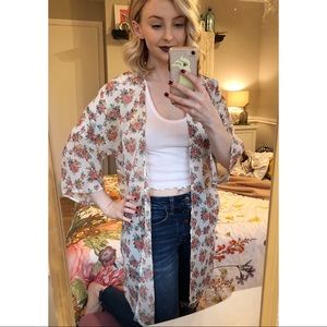 Floral kimono